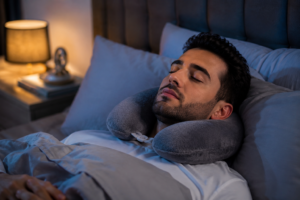 خوابیدن روی صورت بعد از کاشت ریش